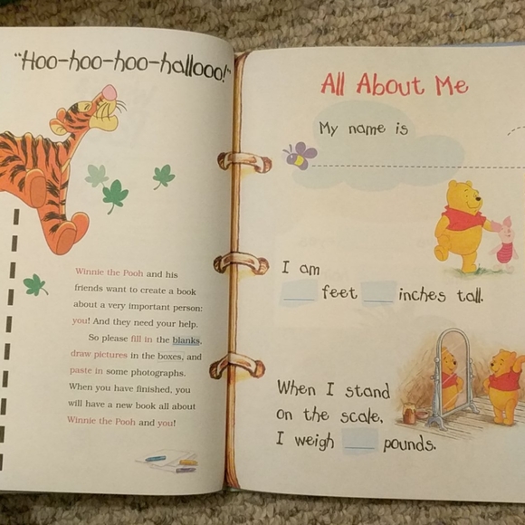 Winnie the Pooh and You- a book you write! - Picture 3 of 7